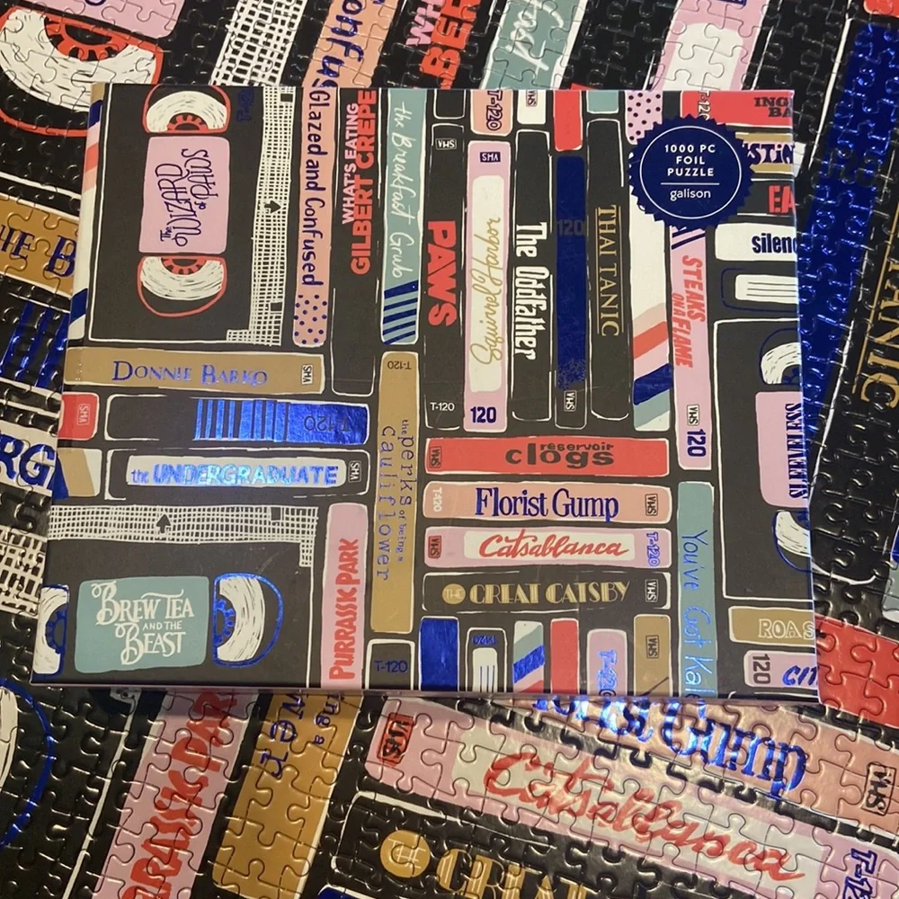 Galison “Classic Rewind” 1000 piece foil puzzle - Picture 2 of 3